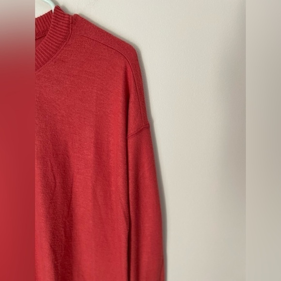 Lucky Brand Extra Soft Red Sweatshirt Size Small - Picture 3 of 8